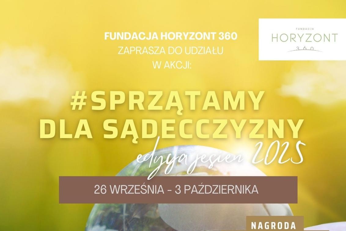 #SprzątamyDlaSądecczyzny – edycja jesień 2025